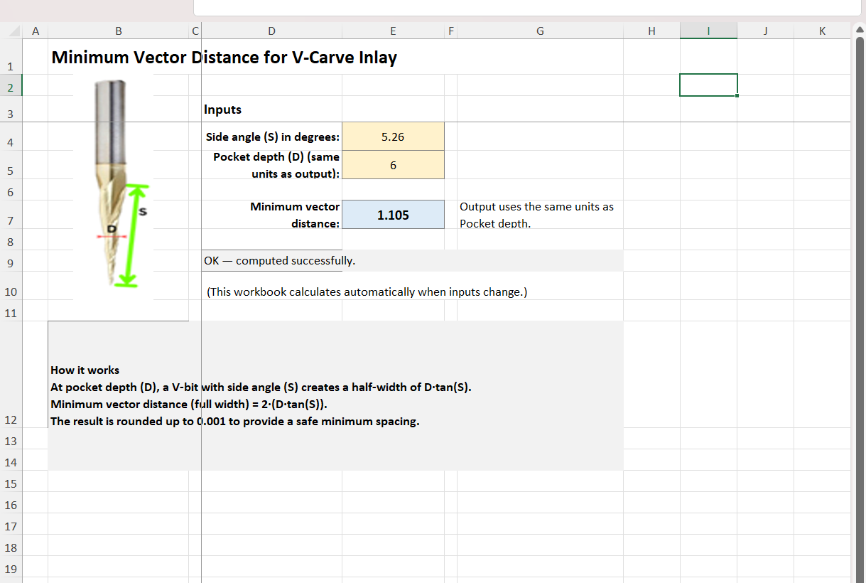 Minimum Vector Spacing Gadget for Vectric Vcarve Pro/Aspire Version 12.0 and above